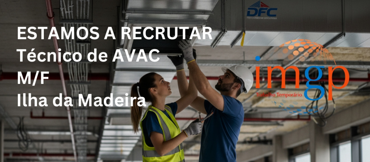 Técnico de Avac (M/F) — Ilha da Madeira